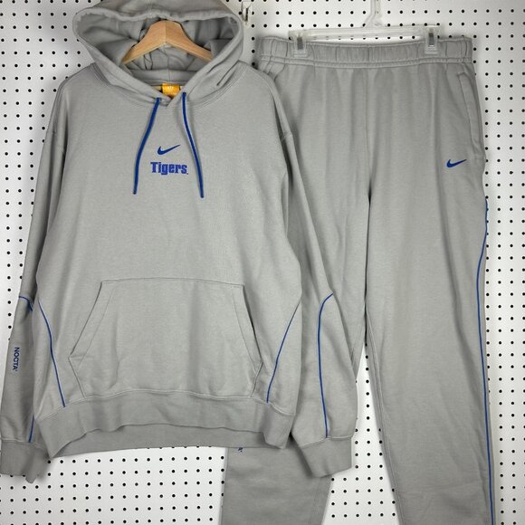 Nike x Nocta Memphis Tigers Hoodie Large NWT Basketball Drake Collab PE Gray - Picture 3 of 10